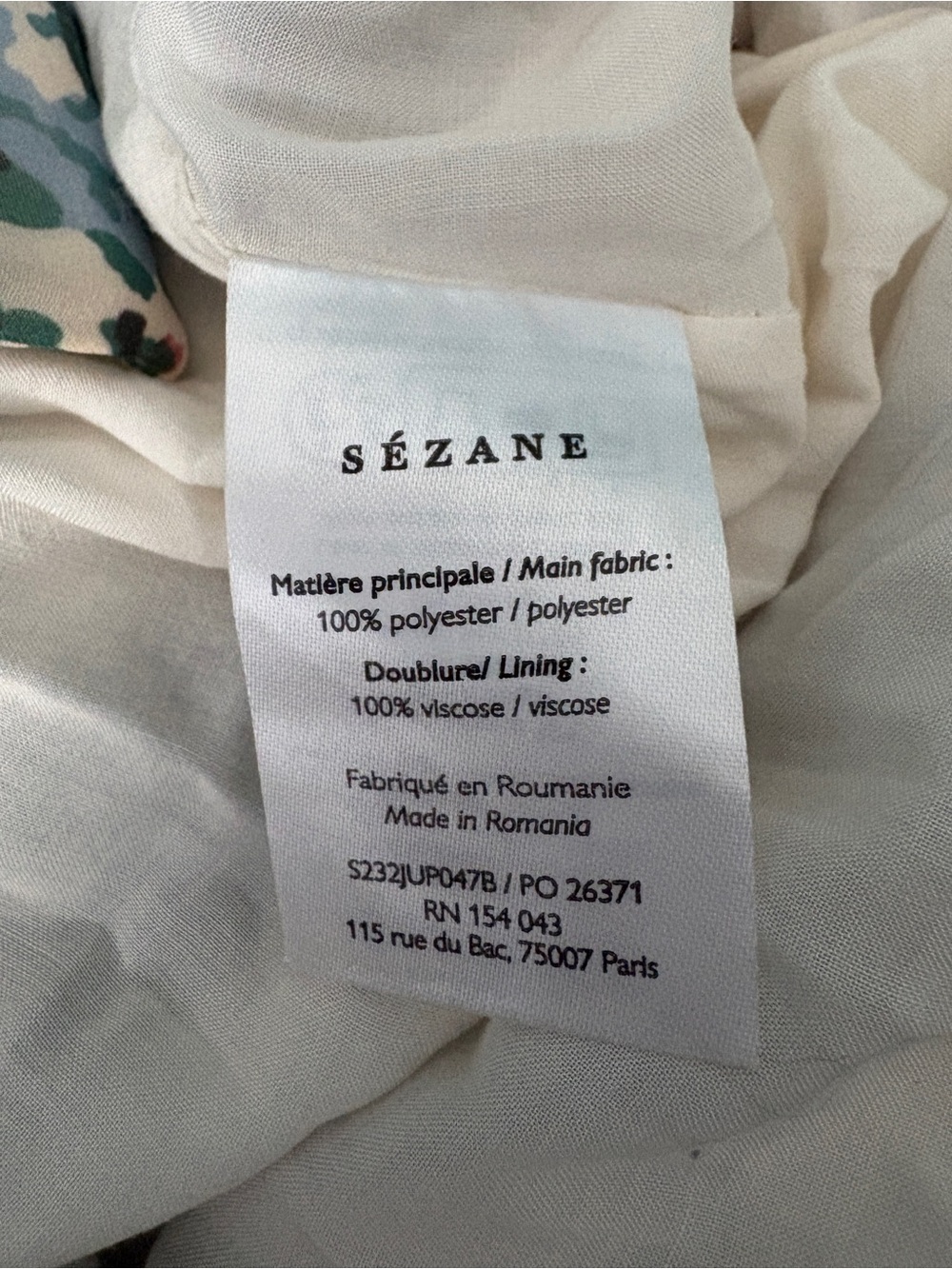 Sézane Women’s Dune Floral Maja Pleated Midi Skirt Size 34 (2) - Picture 6 of 8